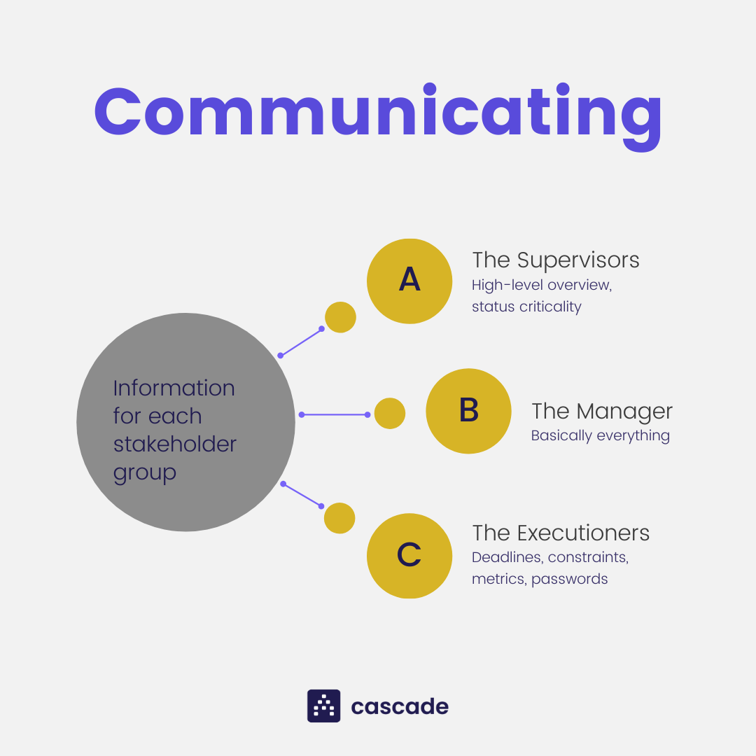 project manager role description chart