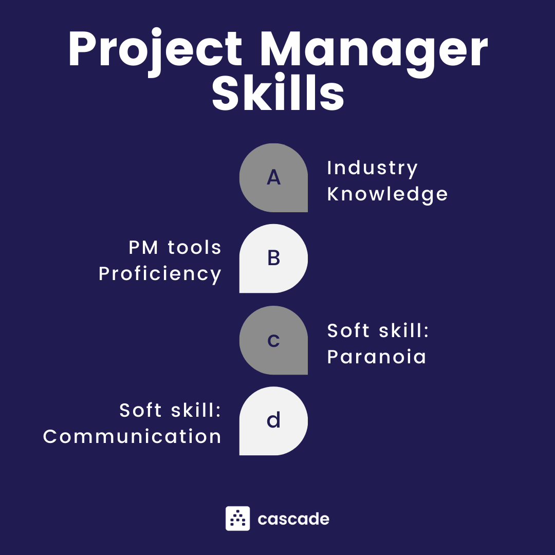 project manager skill tree