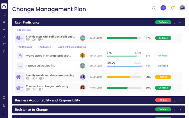 change management template